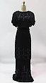 Dress, Gilbert Adrian (American, Naugatuck, Connecticut 1903–1959 Hollywood, California), silk, synthetic, metal, American